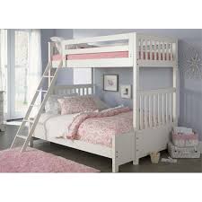 Antique white and black bunk bed converts into 2 separate beds Liberty Furniture Arielle Twin Over Full Bunk Bed In Antique White Walmart Com Walmart Com