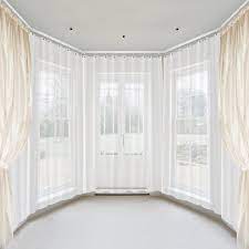 A curtain track is extremely well suited for holding curtains or blinds that will cover one or more walls completely. Buy Refrze Flexible Ceiling Curtain Track Curved Ceiling Track For Curtains Room Divider Ceiling Track Rv Curtain Track Curtain Rail Track For L Shape U Shape Bay Windows 8 Ft Online In