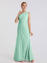 Fashion One Shoulder Long Lace Insert Mesh Dress F19419 Mesh Bridesmaids Dress Dresses Lace Dress