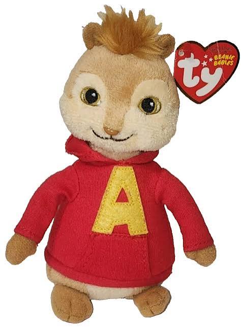 Alvin — Ty Beanie Baby chipmunk