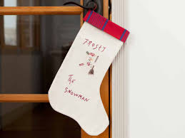 Small cross stitch patterns free. Handmade Christmas Stocking Frosty The Snowman