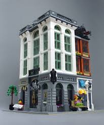 Brick Bank Modification Lego Architecture Lego Village Lego Design