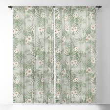 Free shipping every day at jcpenney®. Vintage Jungle Pattern Sheer Curtain By Designdn Society6