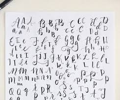 Cara menulis huruf lettering bagi pemula step 0: Fonts Huruf Lettering Arini Gambar