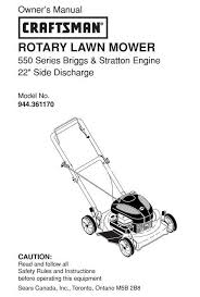 Mowing the lawn means more to you than simple maintenance. Craftsman Lawn Mower Parts Manual 944 361170