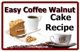Date cake/date and walnut cakesweet soft dates and crunchy walnuts ! Easy Coffee Walnut Cake Recipe Very Easy Recipe To Make Your Own