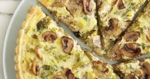 Leek And Mushroom Quiche Mushroom Quiche Quiche Recipes Stuffed Mushrooms