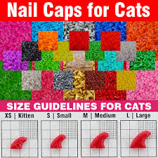 120pcs soft nail caps for cats 6x adhesive glue 6x applicator xs s m l paw claw cover lot cat