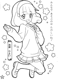 Glitter force peace time coloring page | wecoloringpage.com. 820 Anime Shojo Coloring Book Ideas Coloring Books Anime Coloring Pages