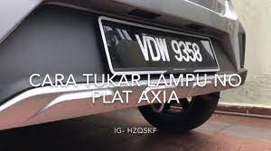 Meskipun kamu tidak membeli pulsa,tapi kamu bisa mendapatkan pulsa secara gratis tentunya dengan syarat dan ketentuan yang berlaku. Cara Mudah Tukar Lampu No Plat Axia T10 Perodua Axia Youtube