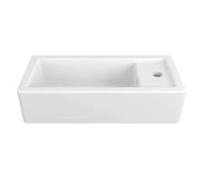 Cossu® 20 In. Sink, 1-hole With Right-hand Drain