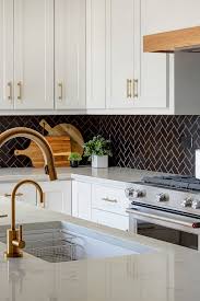 Subway tile is a classic choice as a bathroom or kitchen backsplash. 31 Black Subway Backsplash Ideas The Power Of Black Color