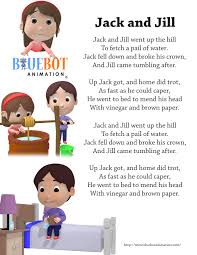 Jack And Jill Nursery Rhyme Lyrics Free Printable Nursery Rhyme Lyrics Page Jack An Nursery Rhymes Activities Nursery Rhymes Lyrics Nursery Rhymes Preschool