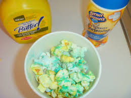 Super Easy And Healthy Colorful Popcorn Made With Hot Air Popcorn Maker You Ll Need Popcorn Kernels Spray Butter Healthy Popcorn Food Kid Friendly Crafts