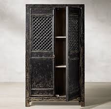 Black furniture cabinet cupboard wardrobe sliding door roller 2 sets. Black Wardrobe Cabinet 122x45xh210cm Unique Item Petite Lily Interiors