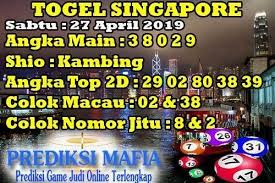 Angka Jitu Togel Singapore Sabtu 27 April 2019 Kuching Mafia Sydney