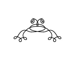 Black And White Frog Tattoo Designs 121 Outstanding Black And White Logos Bashooka In 2020 Frog Logo Black And White Logos Frog Tattoos