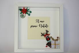 State cercando una bella poesia sul natale? Portafoto Natalizio Idea Regalo Per Bambini Corina Dragan Quilling Art