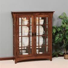 Antique asian style chinoiserie curio cabinet by broyhill glasses inside not included. Mission Style Curio Cabinet With Mullions From Dutchcrafters Amish