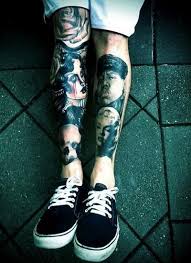 The benefit of a leg tattoo is that it is often very. Leg Tattoos For Men