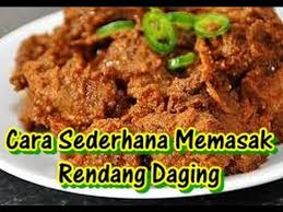 Rendang, rendang daging, cara menghitamkan rendang, beef rendang, indonesian beef rendang, rendang asli minang, rendang padangrendang darekbahan:2½ kg. Cara Sederhana Memasak Rendang Daging Di Rumah Youtube