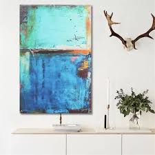 Ce tableau abstrait bleu canard est remarquable par sa symbiose parfaite entre ce mélange de couleurs : Tempsa Bleu Abstraite Art Peinture A L Huile Tableau Sur Toile Decoration Maison Murale Sans Cadre Cdiscount Maison