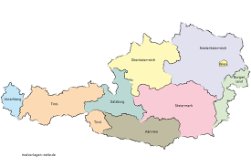 Können sie auf anhieb alle bundesländer geografisch zuordnen? Osterreich Landkarten Landkarte Kostenlose Ausmalbilder