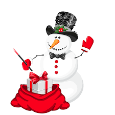 Christmas Snowman Magician Png Clipart Gallery Yopriceville High Quality Images And Transparent Png Free Clipart