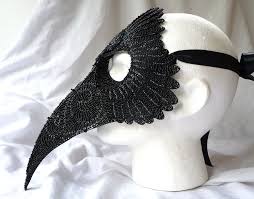 Special edition venetian blank mask popular choice for costume events, mardi gras, mask parties, etc. Bird Mask Raven Mask Masks Masquerade Raven Costume