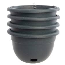 An ideal plant pot is one with drainage holes, but not all containers have them. 4pk Self Watering 10 Planter Outdoor Indoor Hanging Flower Pots Drainage Hole Garden Baskets Pots Window Boxes Patterer Home Garden