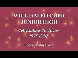 Pitcher Junior High presents Celebration 40 Years