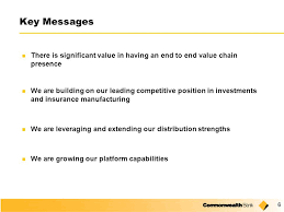 It provides a variety of financial services including retail, business and institutional banking, funds management. 1 Commonwealth Bank Investments Insurance Services 29 July Ppt Download