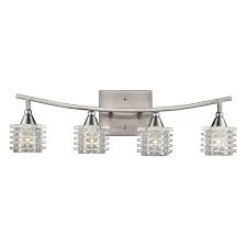 Check spelling or type a new query. Titan Lighting Matrix 4 Light Satin Nickel Bath Bar Light Tn 6070 The Home Depot