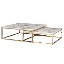Check spelling or type a new query. Finebuy Couchtisch 2er Set Marmor Optik Weiss Gold Satztisch Metallgestell Ebay