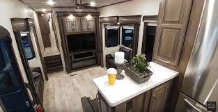 New 2019 hybrid rockwood roo 21ssl toy hauler rv travel trailer front deck colorado sales. Montana Front Kitchen Dinette Fifth Wheel By Keystone Gr8lakescamper