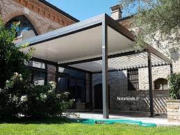 Rolling roof standard e rolling roof flat. Pergolato Bioclimatico Con Lamelle Orientabili E Retrattili Prezzi