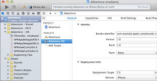 Xcode Overview Working With Targets