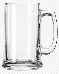 Handled Beer Stein 15 Oz - Glass Beer Mug, HD Png Download -  1380x1650(#4606721) - PngFind