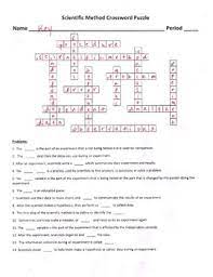 A crossword puzzle using mathematical terms is still a crossword puzzle. Scientific Method Crossword Puzzle For Physical Science By Chem Queen
