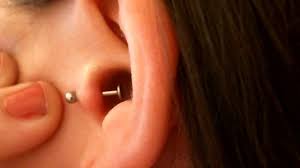 Wash the outside of the piercing with antibacterial soap once daily. How I Clean My Tragus Youtube