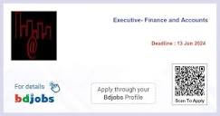 Executive- Finance and Accounts : Fiber @ Home Ltd. || Bdjobs.com
