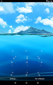 Water live wallpaper, simulates liquid water ripple effect. This Live Wallpaper Uses Ocean Water Levels To Display Your Android S Battery Life Android Gadget Hacks