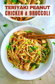 Teriyaki Peanut Sauce Chicken And Broccoli Talking Meals Recipe Peanut Sauce Chicken Chicken And Cabbage Peanut Sauce