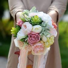 Check spelling or type a new query. Fresh Artificial Succulents Bride Bouquet Silk Satin Lace Ribbon Flower Rose Bruidsboeket Suculentas Artificiais Forest Style Bride Bouquet Ribbon Flower Bouquetrose Bride Bouquet Aliexpress