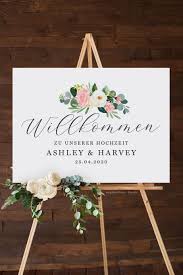 Willkommensschild Hochzeit Willkommen Zu Unserer Hochzeit Welcome To Our Wedding Sign German Wedding Decor Personalized Template German Wedding Wedding Decorations Welcome To Our Wedding