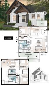 Discover The Plan 6102 Nordika Which Will Please You For Its 1 2 3 Bedrooms And For Its Modern Rustic Styles Rustic House Plans Bungalow House Plans Basement House Plans
