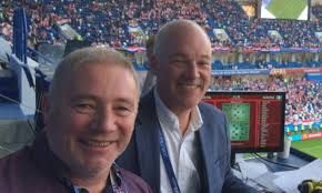 Fans go wild for ITV commentary duo Ally McCoist and Jon Champion
