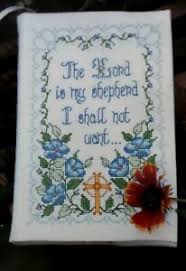 Both patterns yield the same results. Cross Stitch Bible Verse In Cross Stitch Patterns Instructional Media For Sale Ebay