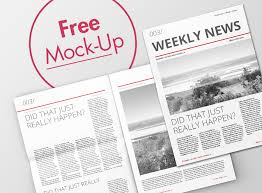 Download Free Newspaper Mock Up On Behance