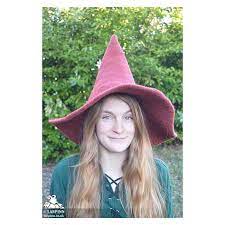 Woollen Witch Hat Red Larp Inn